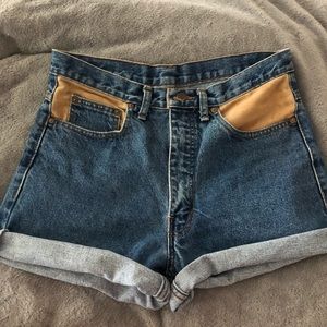 vintage jean shorts